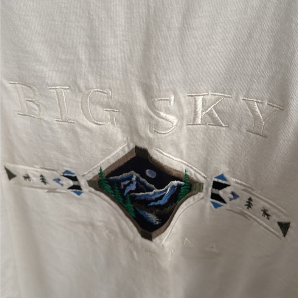 White Big Sky Graphic T-Shirt